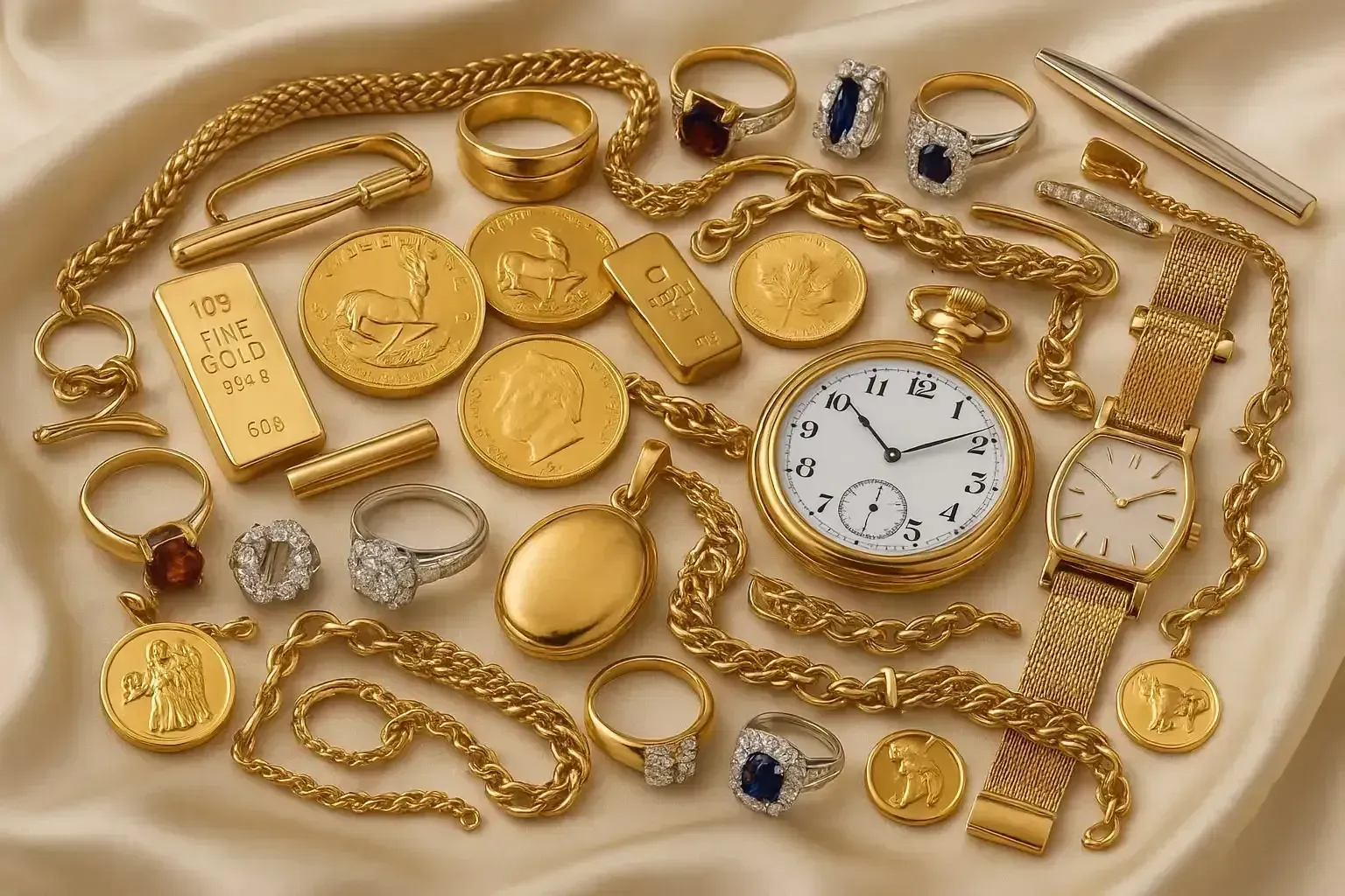 Gold und Altgold